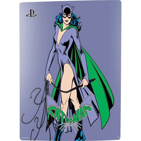 DC Comics Batman Catwoman Classic Art Pose PS5 Digital Edition Console Skin
